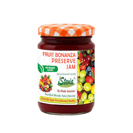 Fruit Bonanza Jam With Real Fruit Pulp | 100% Natural | Zero Added Sugar | 180g