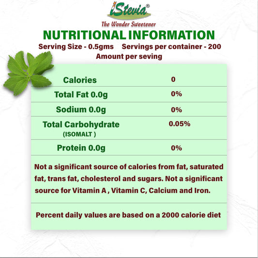 Sugar-Free Powder Sachets | Everyday Sweetener | 100% Natural & Diabetic Friendly Sweetener | Vegan Zero Calorie Guilt free Sugar | 25 Sachets per Pack