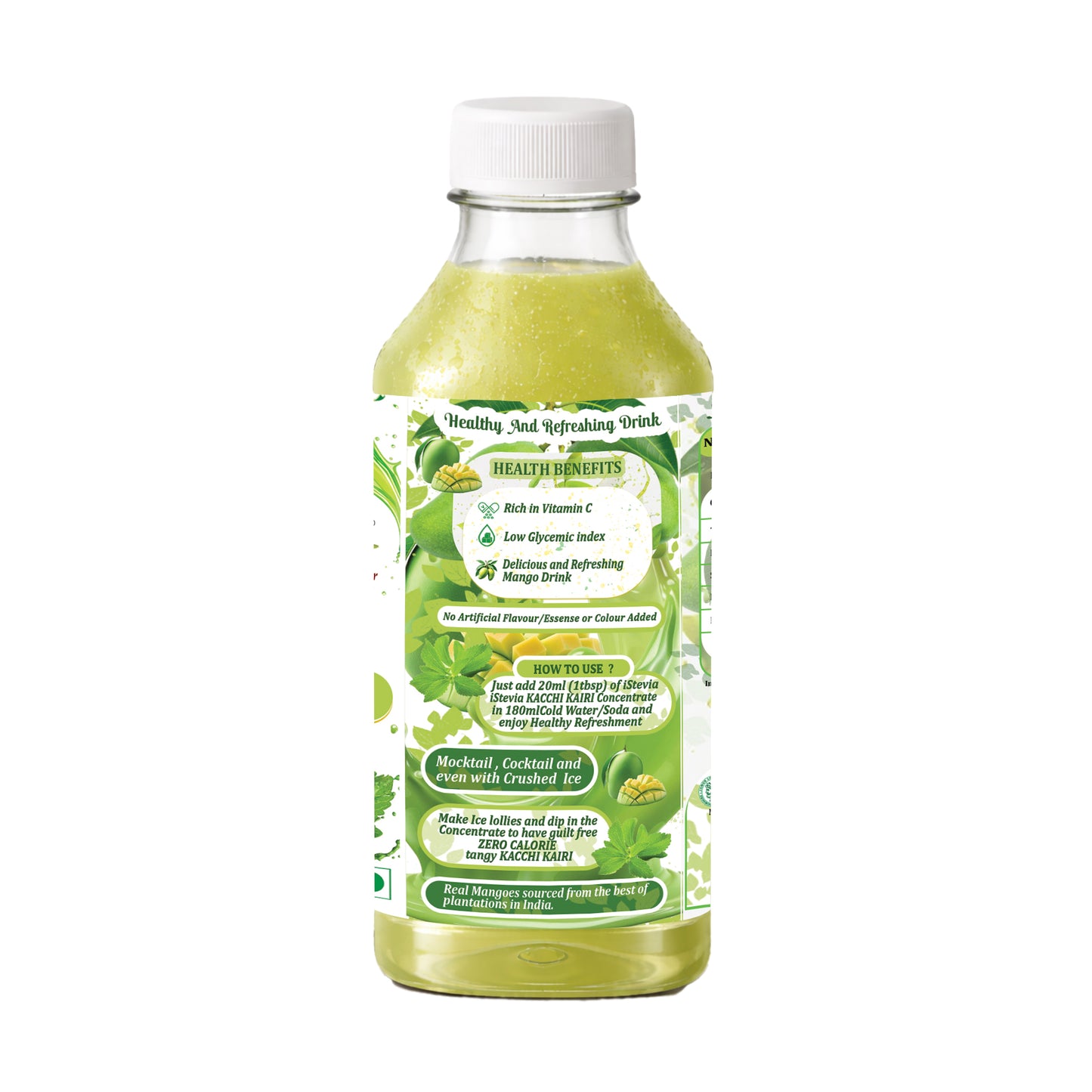 iStevia KACCHI KAIRI Raw Mango Drink Concentrate