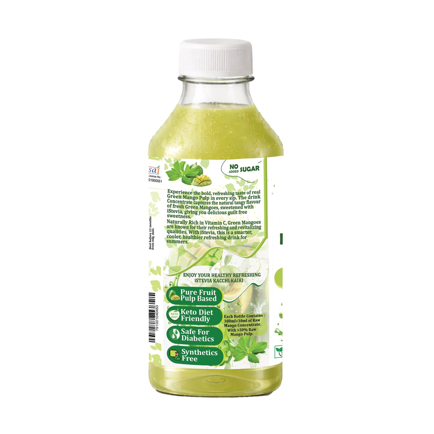 iStevia KACCHI KAIRI Raw Mango Drink Concentrate