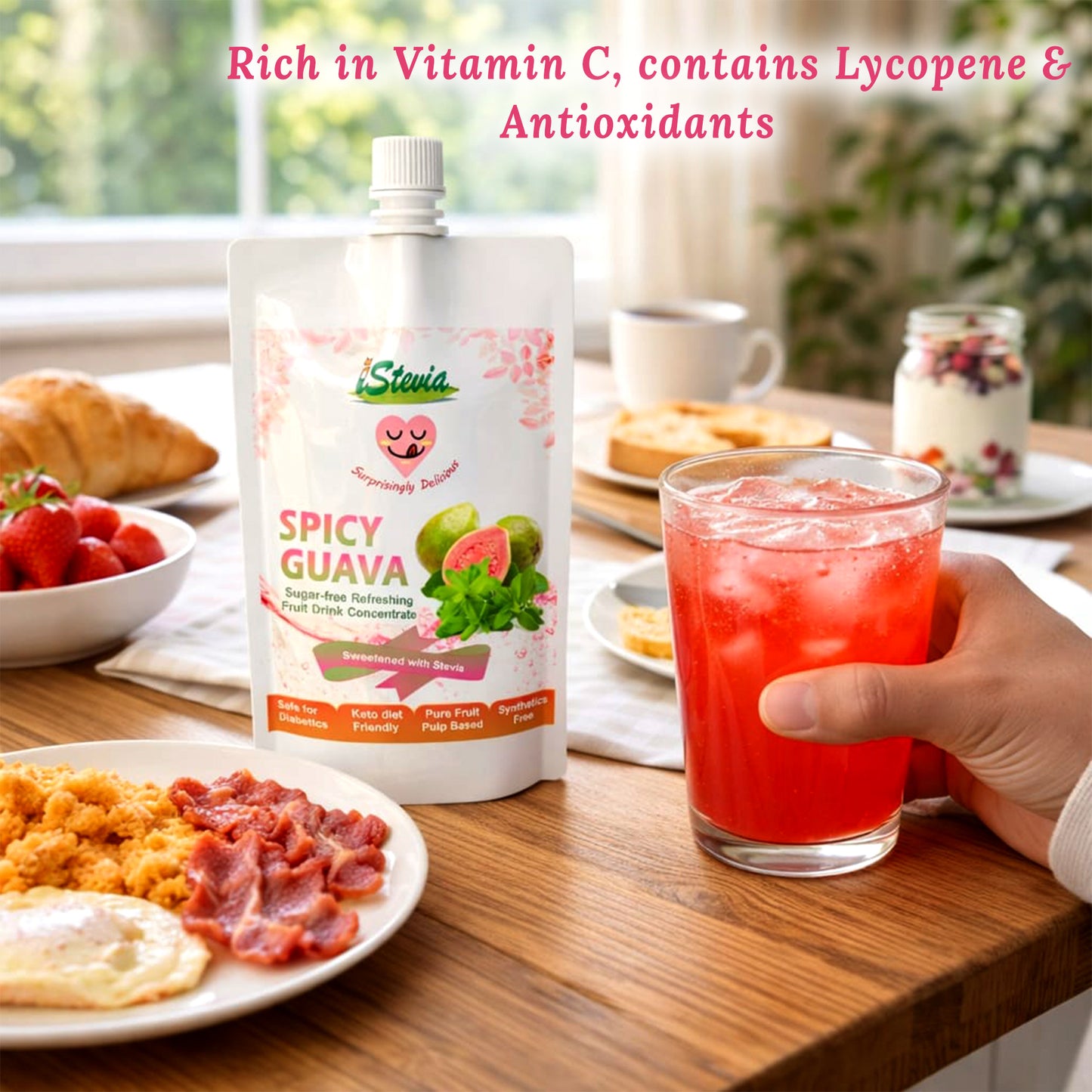 iStevia Spicy Guava Fruit Drink Concentrate