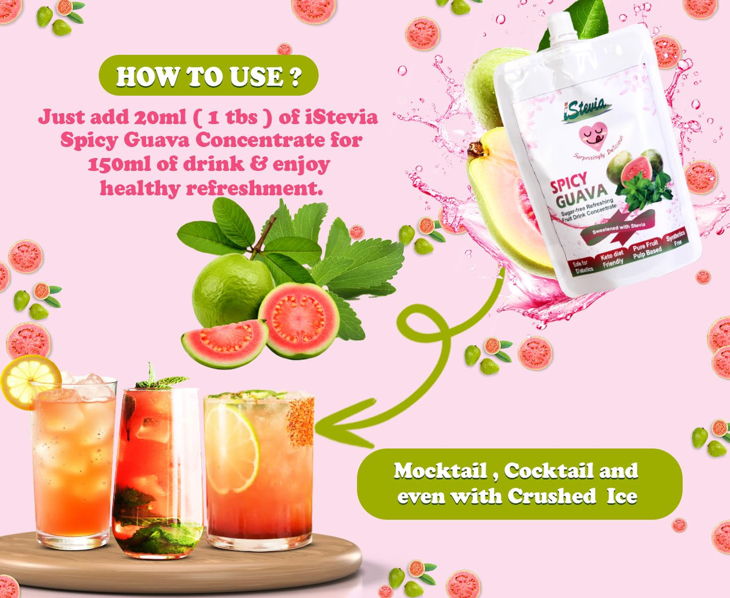 Peach Ice Tea | Fruit Juice Concentrate | 100% Natural | Diet And Keto Friendly | 200mL