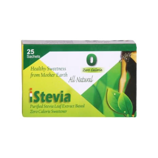 Sugar-Free Powder Sachets | Everyday Sweetener | 100% Natural & Diabetic Friendly Sweetener | Vegan Zero Calorie Guilt free Sugar | 25 Sachets per Pack