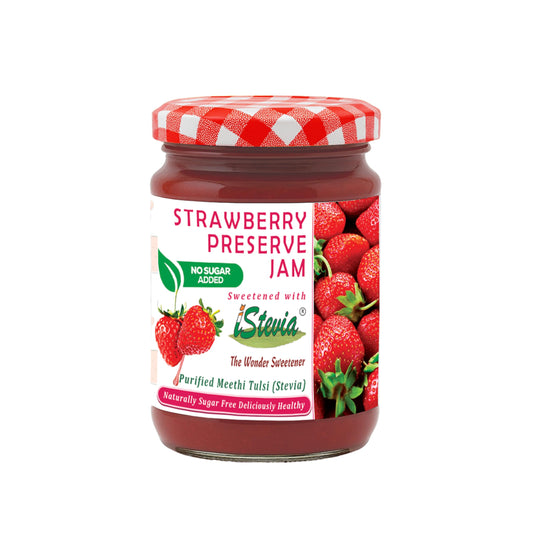 Strawberry Jam With Real Fruit Pulp | 100% Natural | Zero Added Sugar | 180g